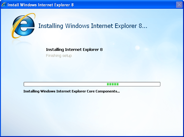 internet explorer updates for windows xp